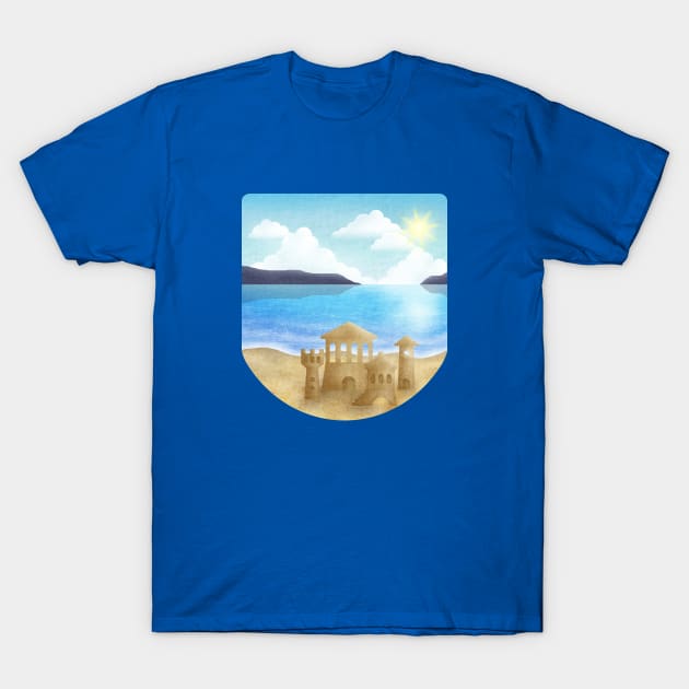 Sand castle(With love) T-Shirt by CleanRain3675